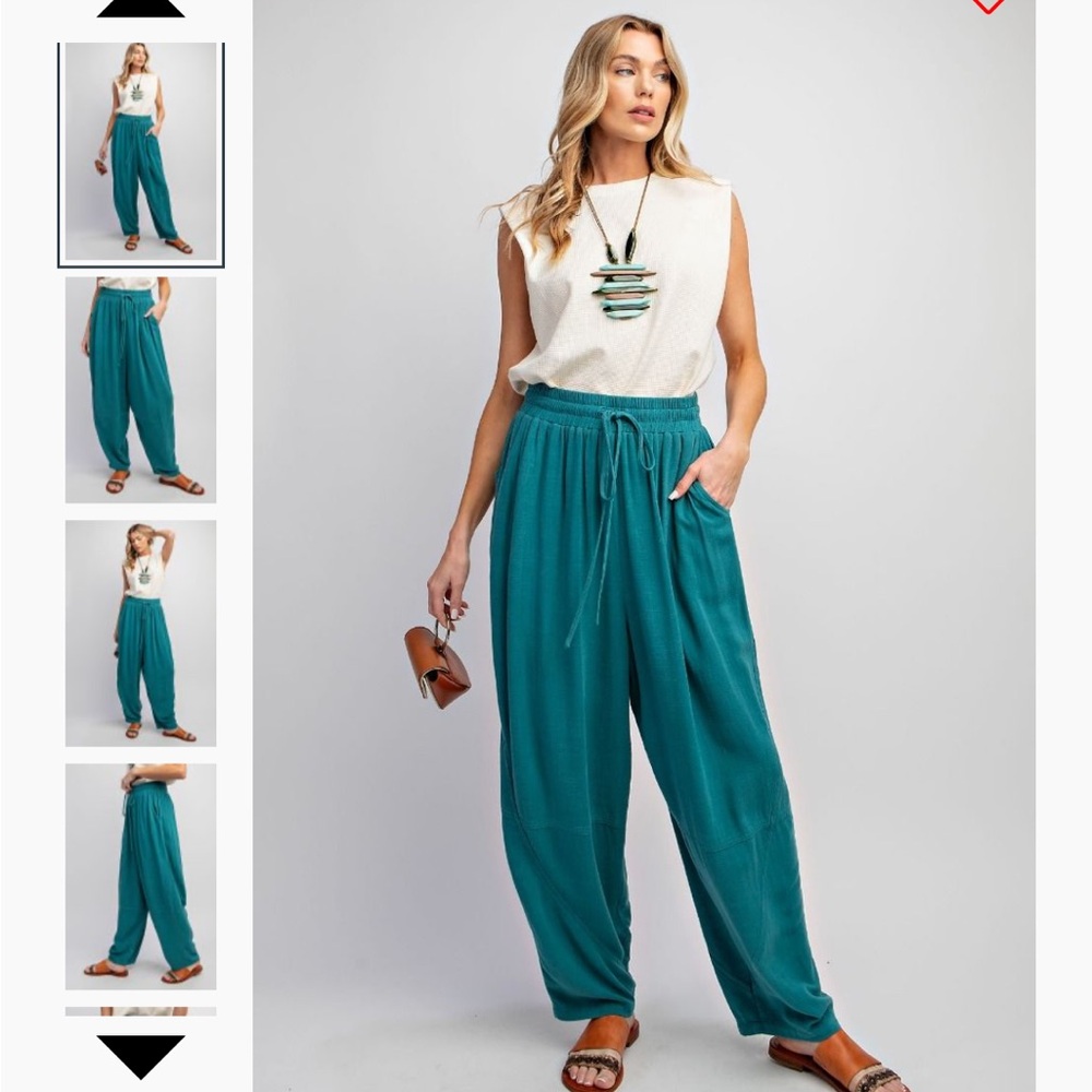 EASEL Teal Women's Pants